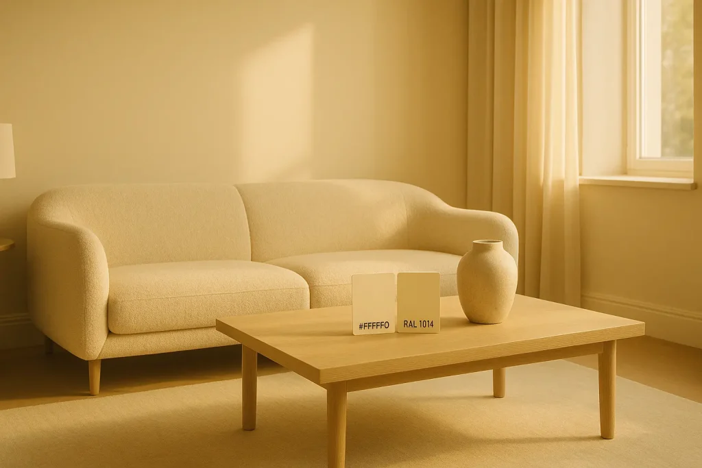 Couleur Ivoire #FFFFF0 : Blanc Cassé Jaune et Élégance
